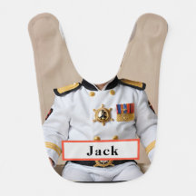 Admiral Marine Baby Bib