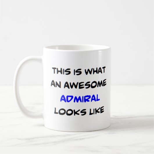 Admiral, phantastisch kaffeetasse (Links)