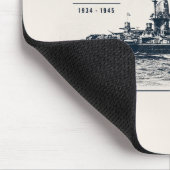 Admiral Scheer Mauspad (Ecke)