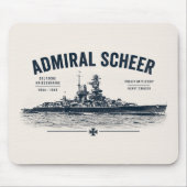 Admiral Scheer Mauspad (Vorne)
