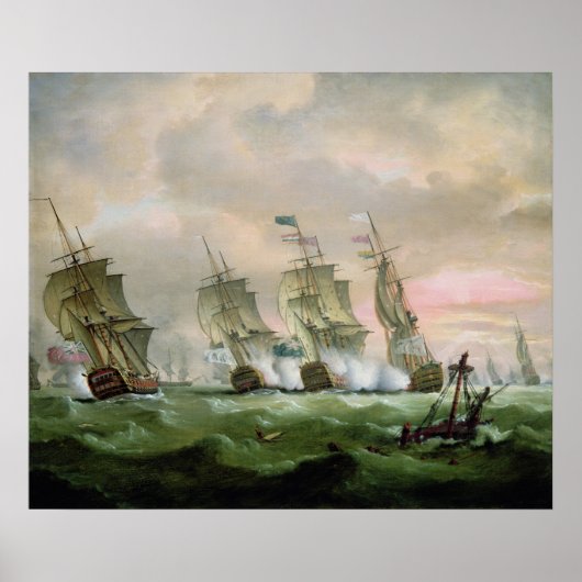 Admiral Sir Edward Hawke Poster (Vorne)