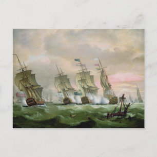 Admiral Sir Edward Hawke Postkarte