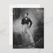 Admiral Thomas Cochrane Postkarte (Vorne/Hinten)