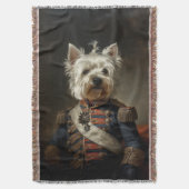 Admiral West Highland Terrier Decke (Vorderseite Vertikal)