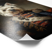 Admiral West Highland Terrier Fotodruck (Ecke)