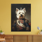 Admiral West Highland Terrier Leinwanddruck (Insitu (Wohnzimmer))
