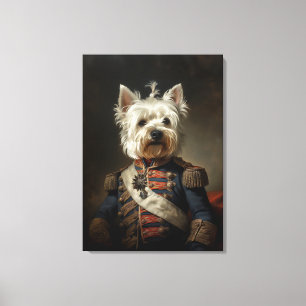Admiral West Highland Terrier Leinwanddruck