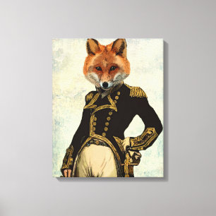 AdmiralFox voll Leinwanddruck