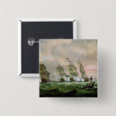 Admirals-Sir Edward Hawke Button (Vorne & Hinten)