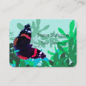 Admiralschmetterling Visitenkarte (Vorderseite)