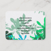 Admiralschmetterling Visitenkarte (Rückseite)