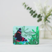 Admiralschmetterling Visitenkarte (Stehend Vorderseite)