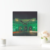Admiralty Arch Trafalgar Square London Quadratische Wanduhr (Zuhause)