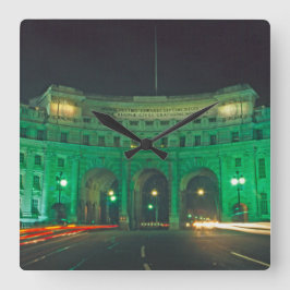 Admiralty Arch Trafalgar Square London Quadratische Wanduhr