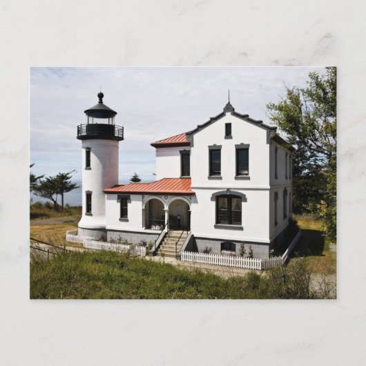 Admiralty Head Lighthouse Postkarte (Vorderseite)