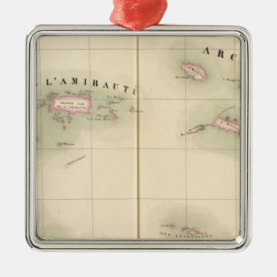Admiralty Inseln Ozeanien Nr. 24 Ornament Aus Metall