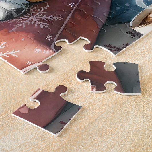 Admiration in Puppy Eye - Black Labrador Puzzle (Seite)