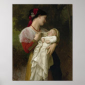 Admiration Maternelle - William-Adolphe Bouguereau Poster (Vorne)