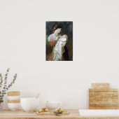 Admiration von Mutter durch William Adolphe Bougue Poster (Küche)