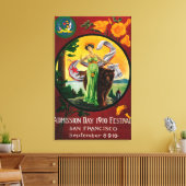 Admission Day Advertising, Staat Festival 2 Leinwanddruck (Insitu (Wohnzimmer))