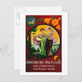 Admission Day Advertising, Staat Festival 2 Postkarte (Vorne/Hinten)