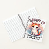 Admit It Life Would Be Boring Funny Cat Lover Gift Notizblock (Innenseite)