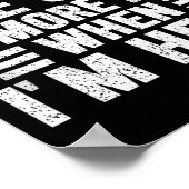 Admit It The Gym Is More Fun When Im Here Fitness Poster (Ecke)