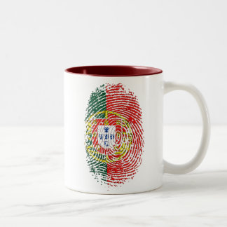 ADN Português (DNS) - Tugas Camisas e Presentes Zweifarbige Tasse