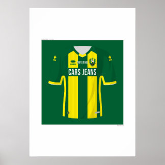 ADO Den Haag Zuhause Shirt 2019/20 Poster