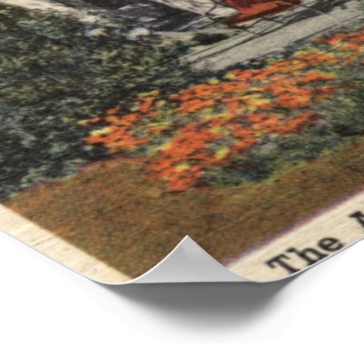 Adobe (ältestes Haus in Palmfedern) Poster (Ecke)