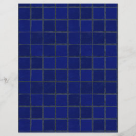 Adobe Cobalt Blue Tiles Craft Craft Papier