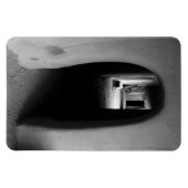 Adobe Doorway Architecture Black & White Foto Magnet (Horizontal)