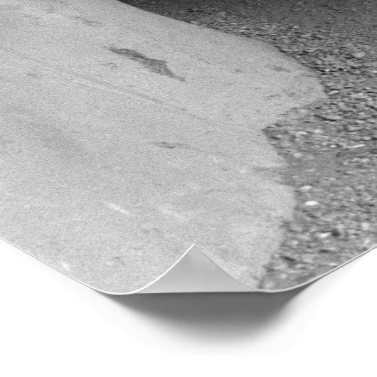 Adobe Doorway Architecture Black & White Foto Poster (Ecke)