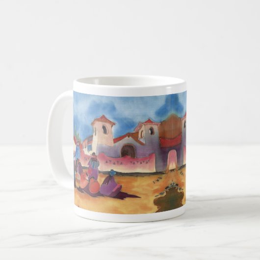 Adobe-Dorf Kaffeetasse (Vorderseite Links)