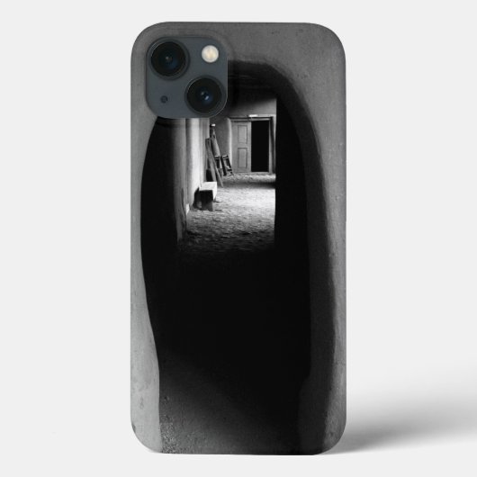 Adobe-Durchgang: Schwarzes u. weißes Foto Case-Mate iPhone Hülle (Rückseite)