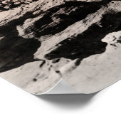 ADOBE DWELLING of HOPI AMERIKANISCHEN UREINWOHNERS Poster (Ecke)