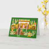 Adobe Gingerbread House mit Gum Drops Karte (Gelbe Blume)