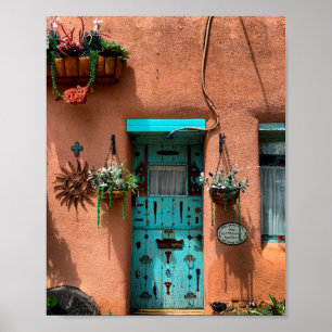 Adobe-Haus Taos New Mexico Foto Poster