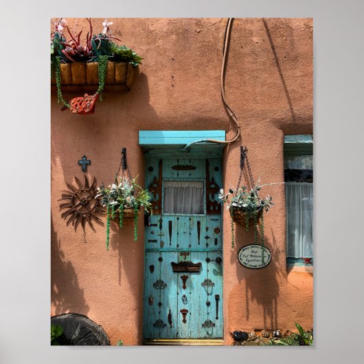 Adobe House Taos New Mexico Foto Poster (Vorne)