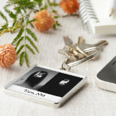 Adobe-Korridor in Taos, NM-Schlüsselanhänger Schlüsselanhänger (Seite)