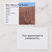 Adobe-Leiter-Visitenkarten Terminkarte (Vorne/Hinten)