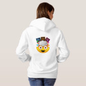 Adobe lernen macht meinen Kopf implodieren Emoji Hoodie (Schwarz voll)