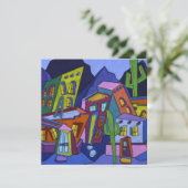 Adobe Noche ( Quadrat) Einladung (Stehend Vorderseite)