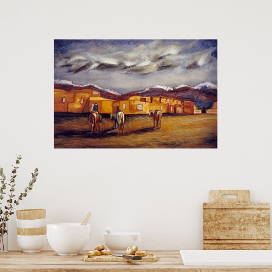 Adobe Oasis Poster (Küche)