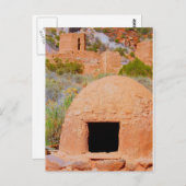 Adobe Oven in New Mexico Postkarte (Vorne/Hinten)
