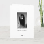 Adobe Passageway Foto-Ermutigungskarte Karte (Rückseite)