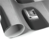 Adobe Passageway im Südwesten: Schwarzweiß-Foto Geschenkpapier (Rolleneckpunkt)