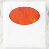 Adobe Shadows Ovaler Aufkleber (Tasche)