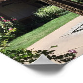 Adobe Vigas La Fonda Hotel Santa Fe NM Poster (Ecke)