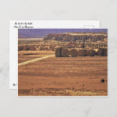 Adobe Villige auf der Mesa Postkarte (Vorne/Hinten)